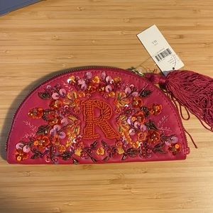 NWT Anthropologie R bag / clutch